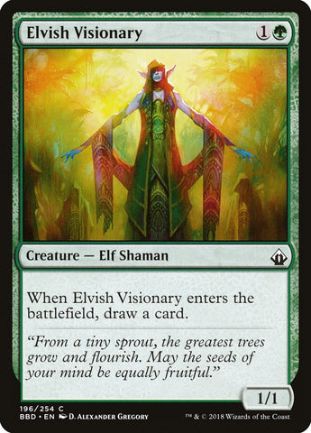 Magic | Elvish Visionary [Battlebond] | The Nerd Merchant