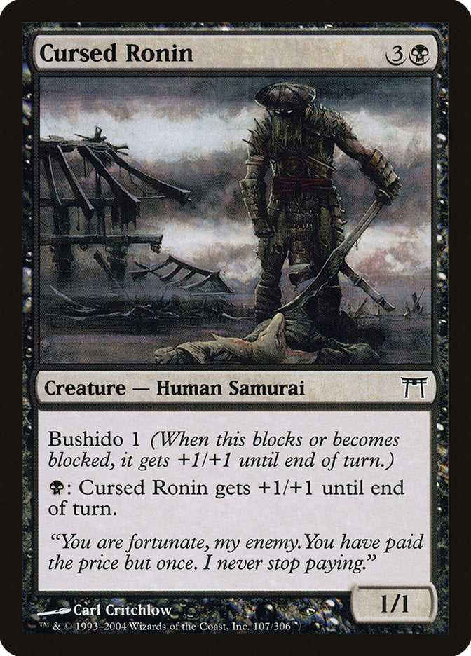 Magic | Cursed Ronin [Champions of Kamigawa] | The Nerd Merchant