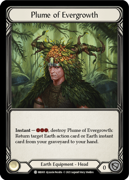 Flesh and Blood TCG | Plume of Evergrowth [BRI005] (Tales of Aria Briar Blitz Deck)  1st Edition Normal | The Nerd Merchant