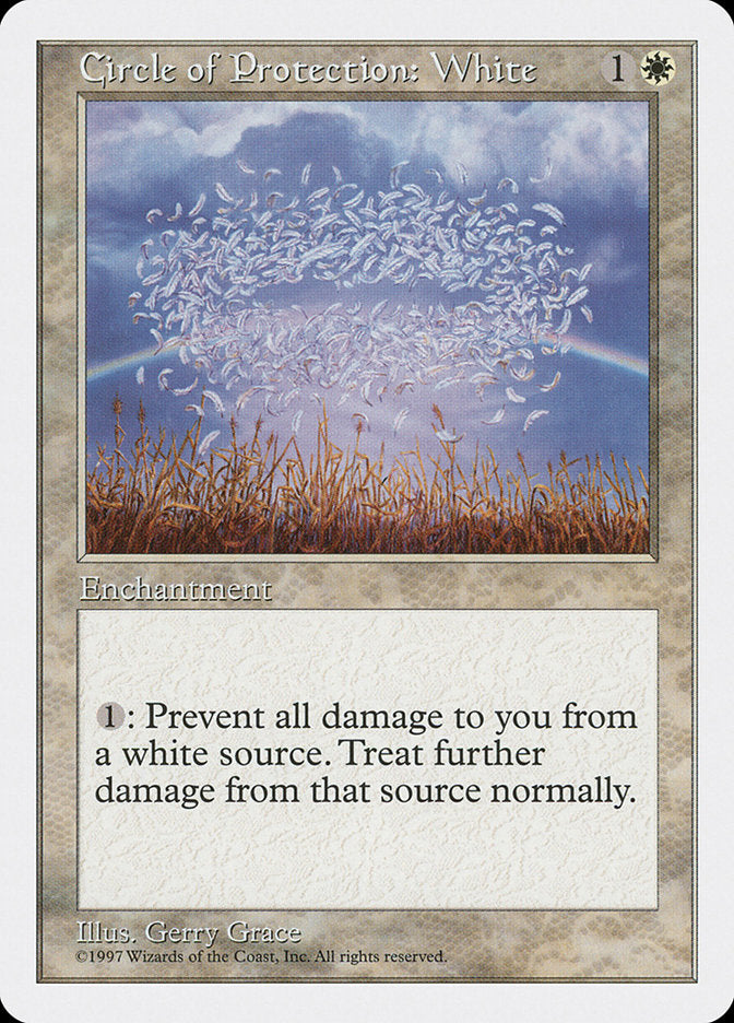 Magic | Circle of Protection: White [Fifth Edition] | The Nerd Merchant