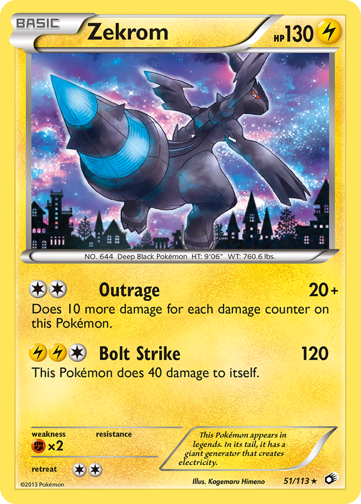 Pokemon | Zekrom (51/113) [Black & White: Legendary Treasures] | The Nerd Merchant