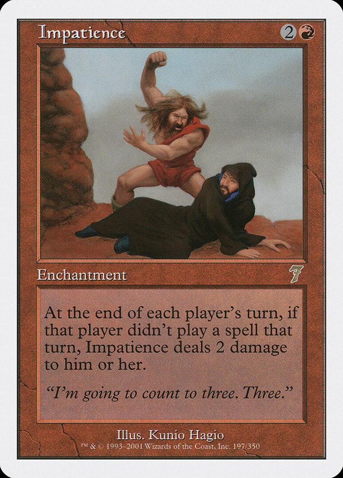 Magic | Impatience [Seventh Edition] | The Nerd Merchant