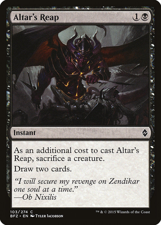 Magic | Altar's Reap [Battle for Zendikar] | The Nerd Merchant