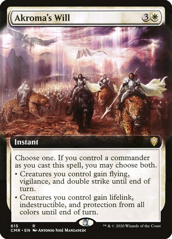 Magic | Akroma's Will (Extended Art) [Commander Legends] | The Nerd Merchant