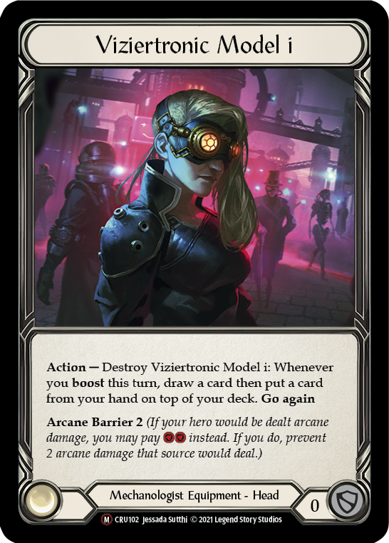 Flesh and Blood TCG | Viziertronic Model i [U-CRU102] (Crucible of War Unlimited)  Unlimited Normal | The Nerd Merchant