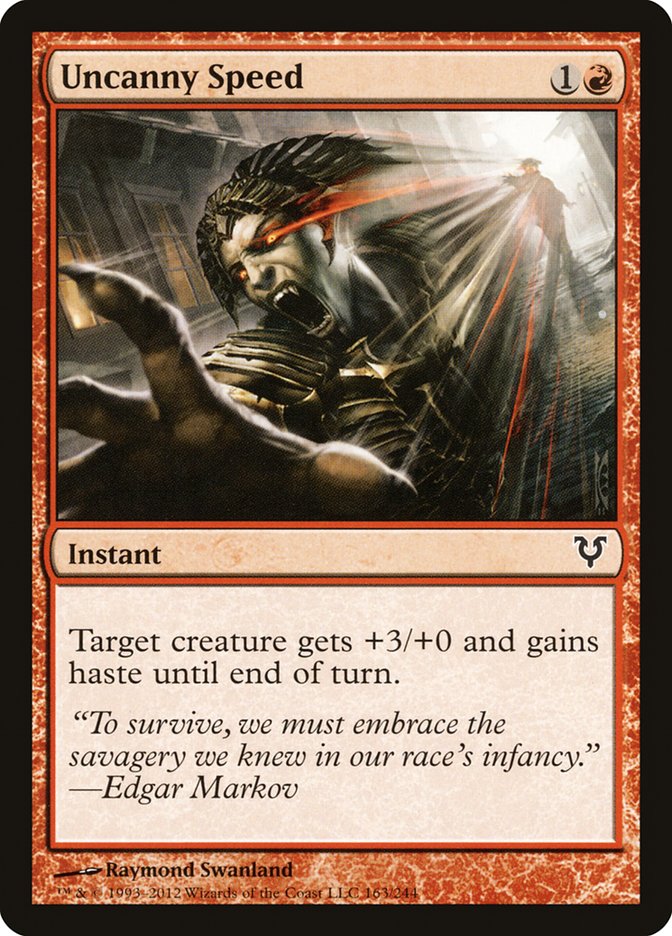 Magic | Uncanny Speed [Avacyn Restored] | The Nerd Merchant