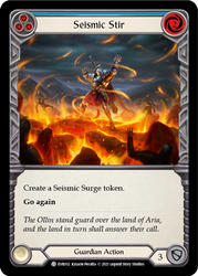Flesh and Blood TCG | Seismic Stir (Blue) [EVR032] (Everfest)  1st Edition Normal | The Nerd Merchant