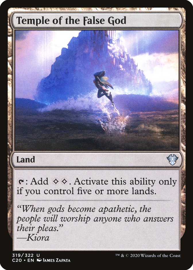 Magic | Temple of the False God [Commander 2020] | The Nerd Merchant