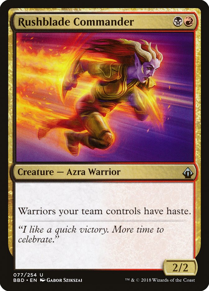 Magic | Rushblade Commander [Battlebond] | The Nerd Merchant