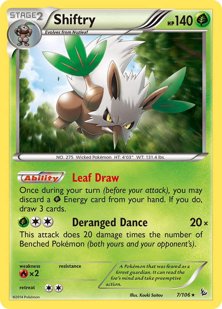Pokemon | Shiftry (7/106) [XY: Flashfire] | The Nerd Merchant