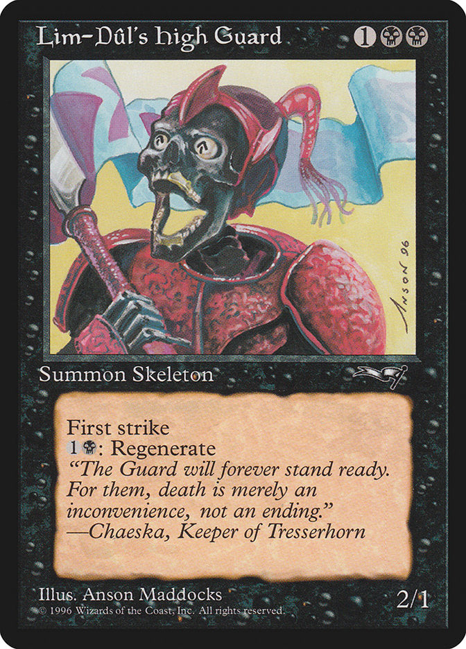 Magic | Lim-Dul's High Guard (Holding Flag) [Alliances] | The Nerd Merchant