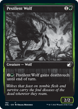 Magic | Pestilent Wolf [Innistrad: Double Feature] | The Nerd Merchant