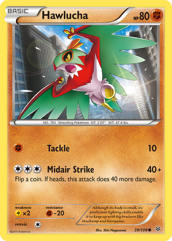 Pokemon | Hawlucha (39/108) [XY: Roaring Skies] | The Nerd Merchant