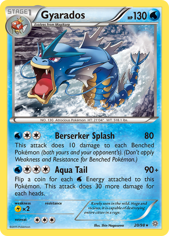 Pokemon | Gyarados (20/98) [XY: Ancient Origins] | The Nerd Merchant