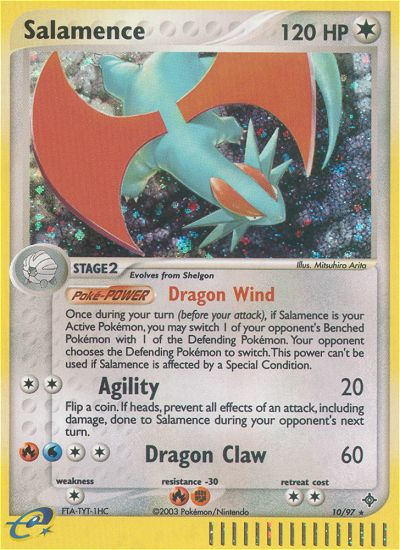 Pokemon | Salamence (10/97) [EX: Dragon] | The Nerd Merchant