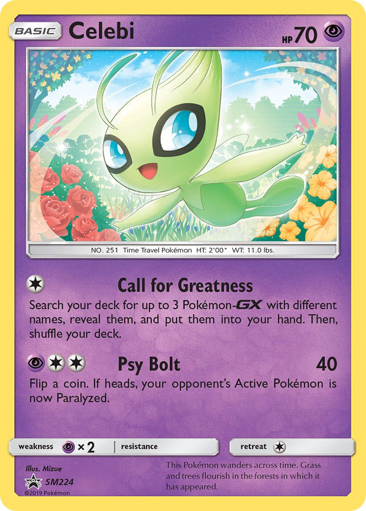 Pokemon | Celebi (SM224) [Sun & Moon: Black Star Promos] | The Nerd Merchant