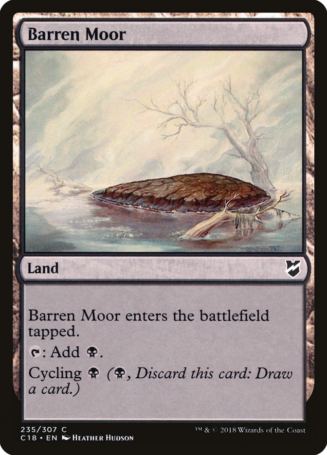 Magic | Barren Moor [Commander 2018] | The Nerd Merchant