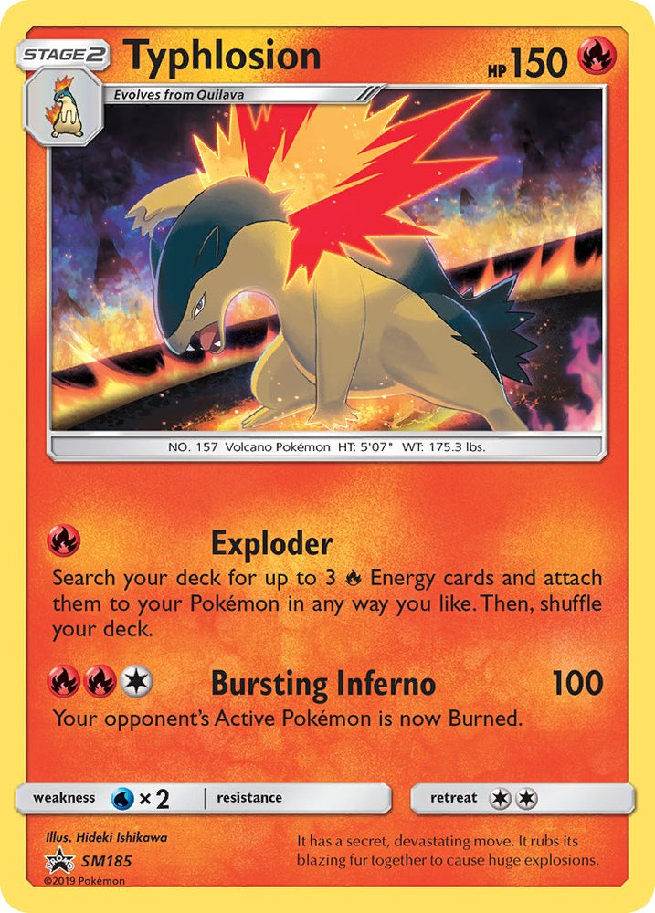 Pokemon | Typhlosion (SM185) [Sun & Moon: Black Star Promos] | The Nerd Merchant