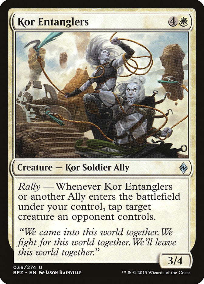 Magic | Kor Entanglers [Battle for Zendikar] | The Nerd Merchant