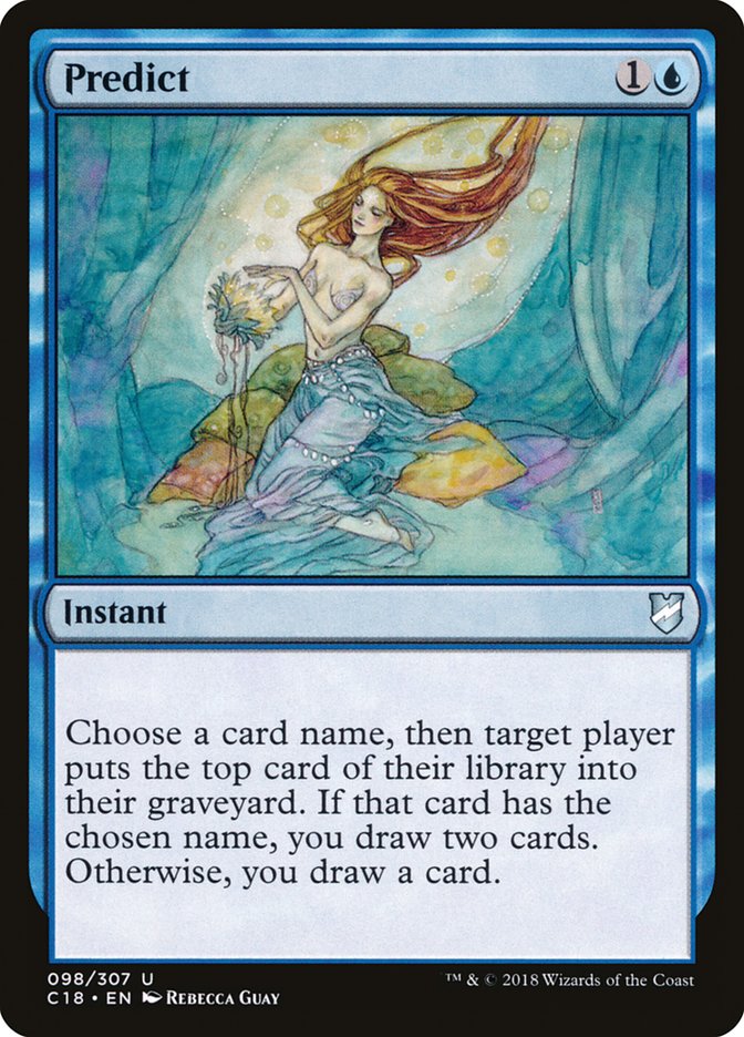 Magic | Predict [Commander 2018] | The Nerd Merchant