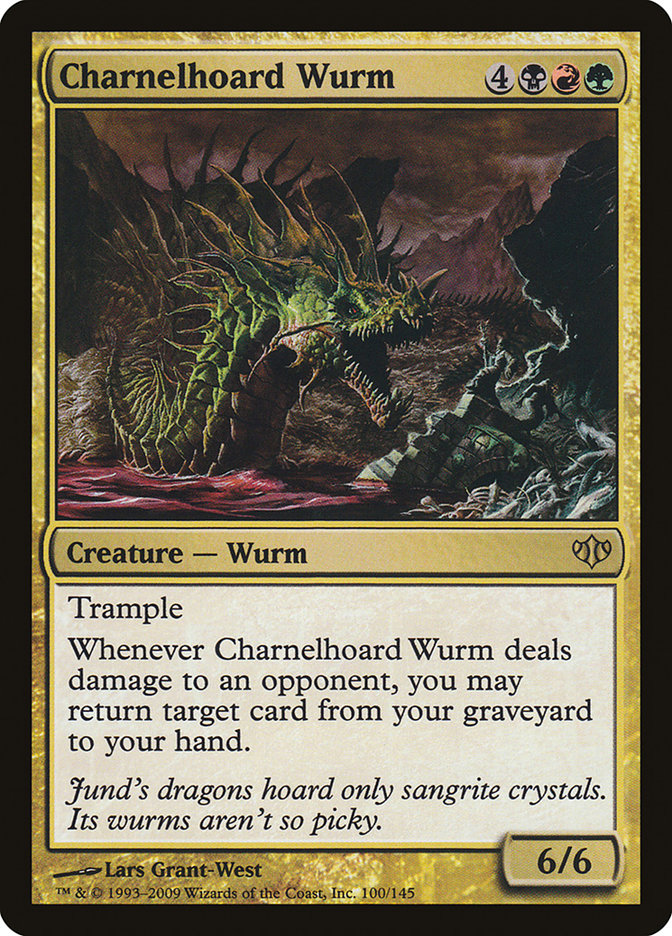 Magic | Charnelhoard Wurm [Conflux] | The Nerd Merchant