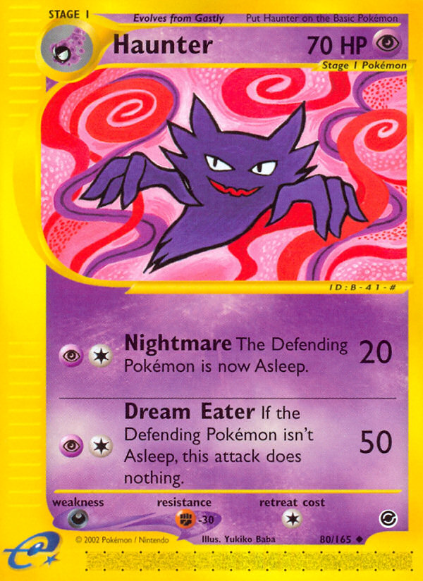 Pokemon | Haunter (80/165) [Expedition: Base Set] | The Nerd Merchant