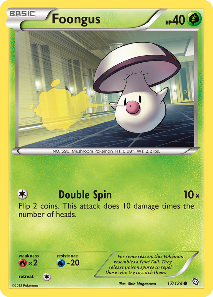 Pokemon | Foongus (17/124) [Black & White: Dragons Exalted] | The Nerd Merchant