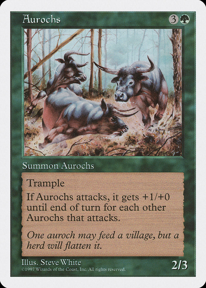 Magic | Aurochs [Fifth Edition] | The Nerd Merchant