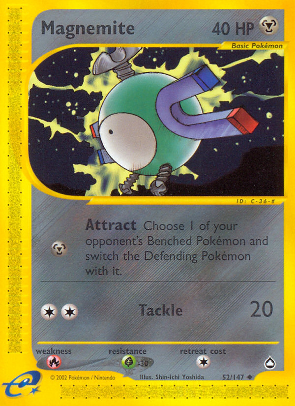 Pokemon | Magnemite (52/147) [Aquapolis] | The Nerd Merchant
