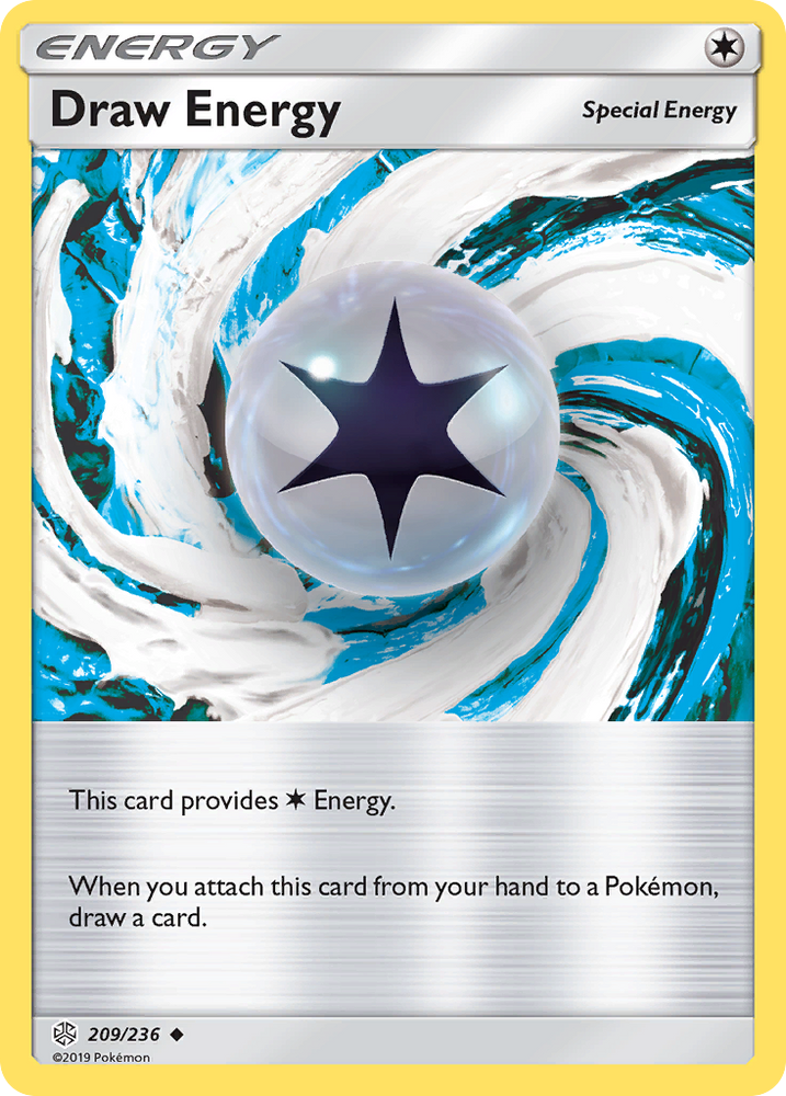 Pokemon| Draw Energy (209/236) [Sun & Moon: Cosmic Eclipse] | The Nerd Merchant