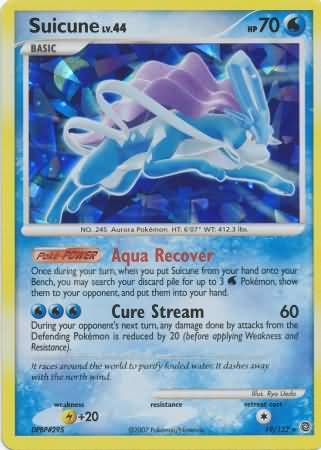Pokemon | Suicune (19/132) (Cracked Ice Holo) [Diamond & Pearl: Secret Wonders] | The Nerd Merchant