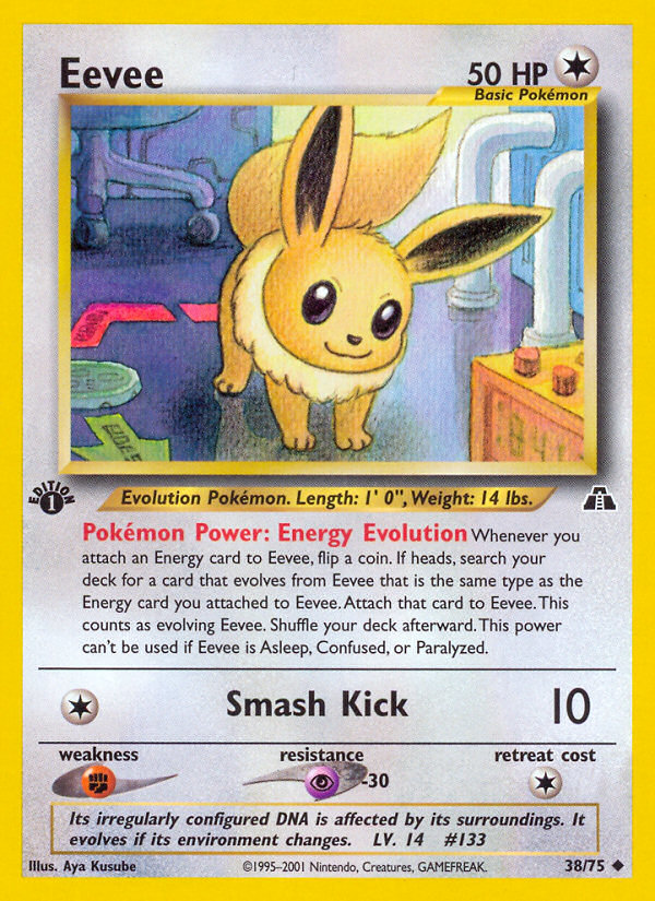 Pokemon | Eevee (38/75) [Neo Discovery 1st Edition] | The Nerd Merchant