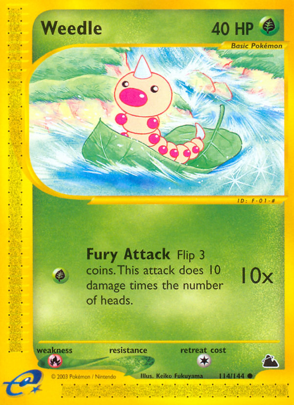 Pokemon | Weedle (114/144) [Skyridge] | The Nerd Merchant