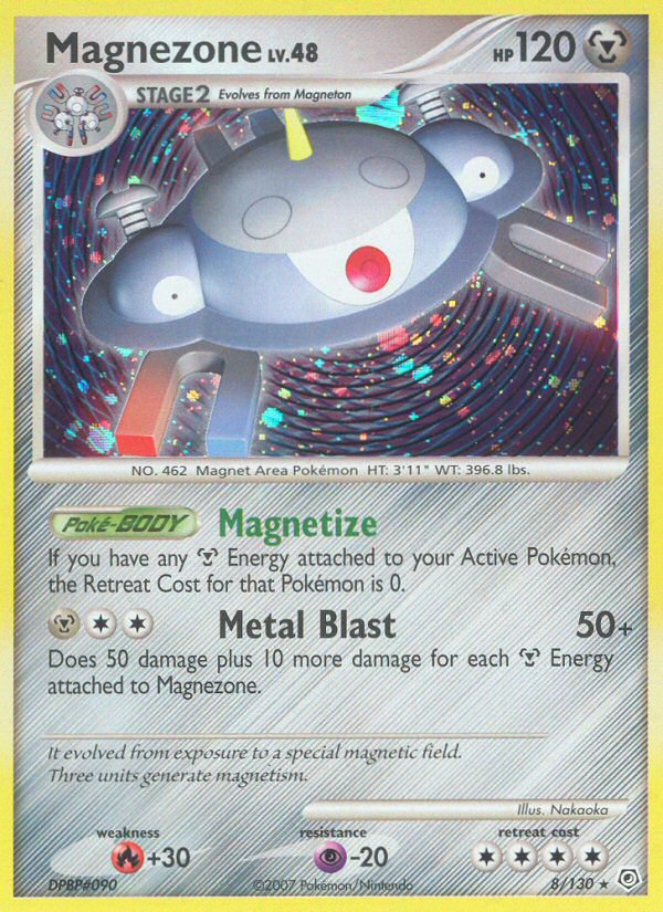 Pokemon | Magnezone (8/130) [Diamond & Pearl: Base Set] | The Nerd Merchant