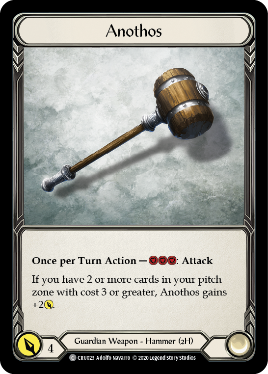 Flesh and Blood TCG | Anothos [CRU023] (Crucible of War)  1st Edition Normal | The Nerd Merchant