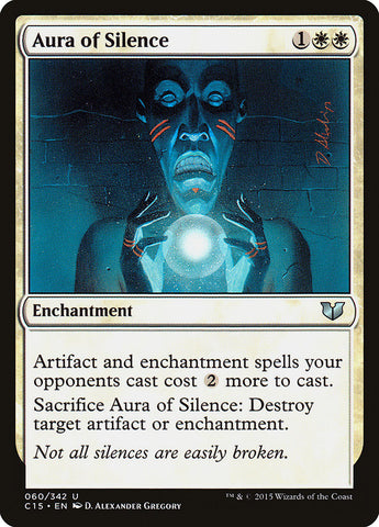 Magic | Aura of Silence [Commander 2015] | The Nerd Merchant