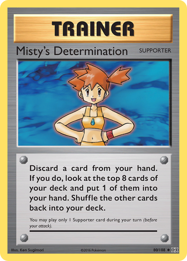 Pokemon | Misty's Determination (80/108) [XY: Evolutions] | The Nerd Merchant