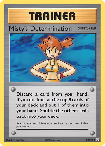 Pokemon | Misty's Determination (80/108) [XY: Evolutions] | The Nerd Merchant