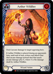 Flesh and Blood TCG | Aether Wildfire [EVR123] (Everfest)  1st Edition Rainbow Foil | The Nerd Merchant