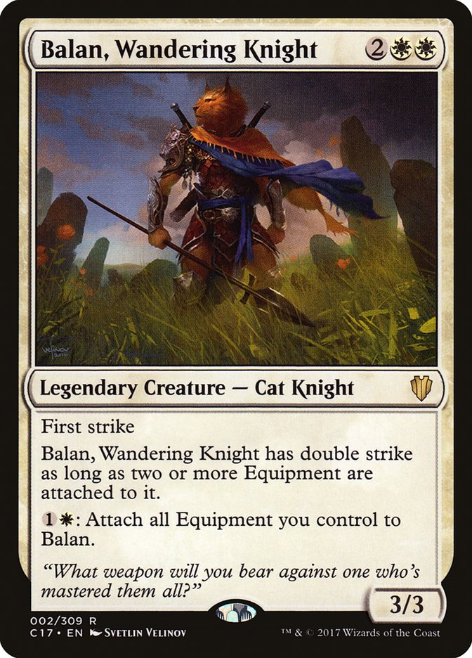 Magic | Balan, Wandering Knight [Commander 2017] | The Nerd Merchant