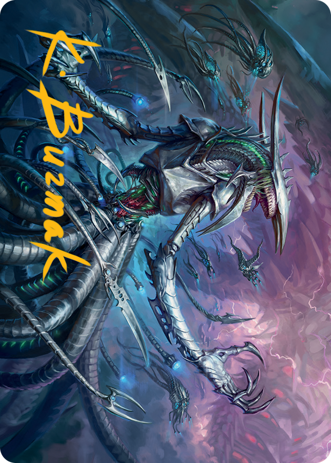Magic | Jin-Gitaxias Art Card (Gold-Stamped Signature) [March of the Machine Art Series] | The Nerd Merchant