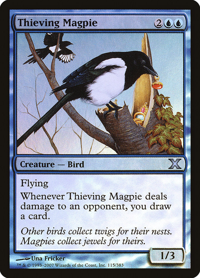 Magic | Thieving Magpie (Premium Foil) [Tenth Edition] | The Nerd Merchant
