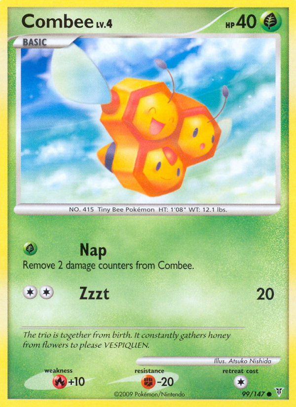 Pokemon | Combee (99/147) [Platinum: Supreme Victors] | The Nerd Merchant