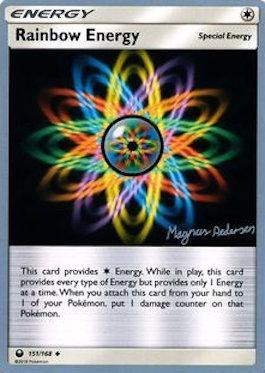 Pokemon | Rainbow Energy (151/168) (Garbanette - Magnus Pedersen) [World Championships 2018] | The Nerd Merchant