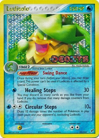 Pokemon | Ludicolo (10/107) (Stamped) [EX: Deoxys] | The Nerd Merchant