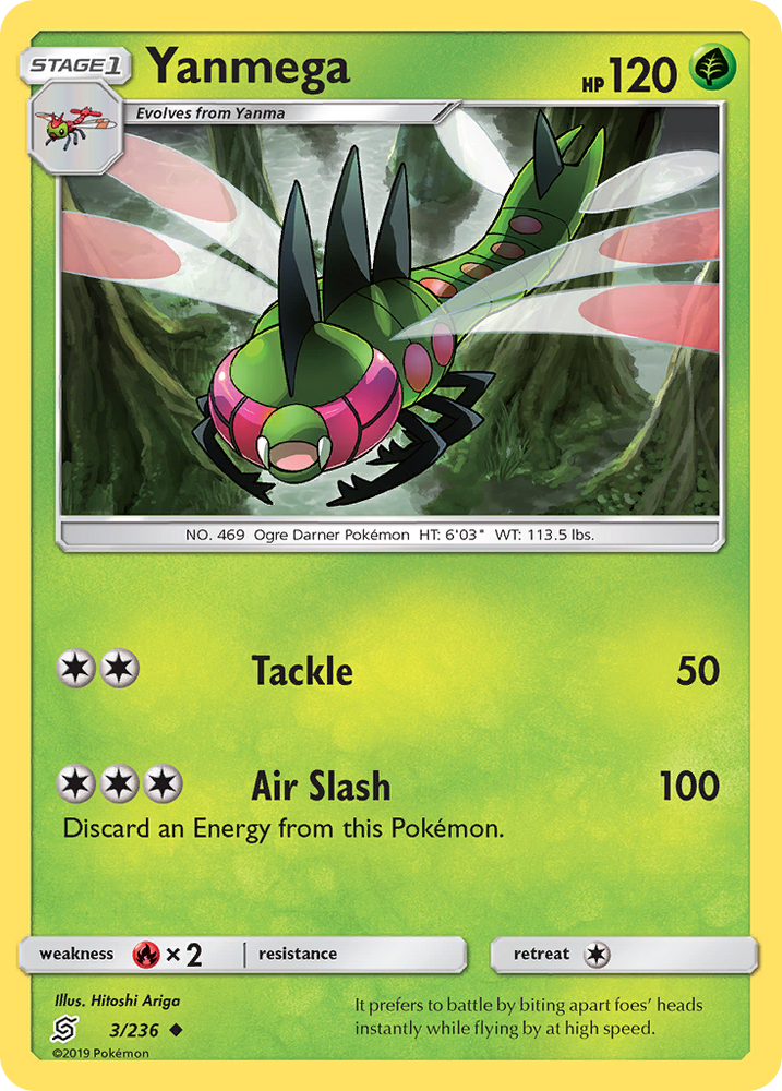 Pokemon | Yanmega (3/236) [Sun & Moon: Unified Minds] | The Nerd Merchant