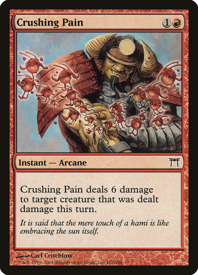 Magic | Crushing Pain [Champions of Kamigawa] | The Nerd Merchant