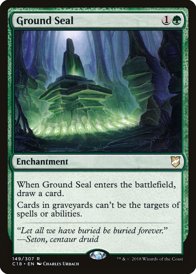 Magic | Ground Seal [Commander 2018] | The Nerd Merchant