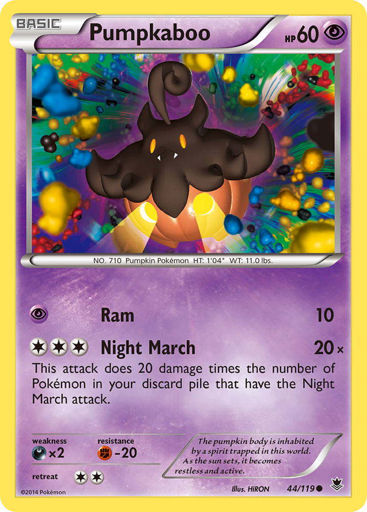 Pokemon | Pumpkaboo (44/119) [XY: Phantom Forces] | The Nerd Merchant