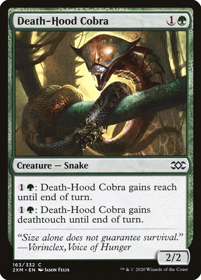 Magic | Death-Hood Cobra [Double Masters] | The Nerd Merchant